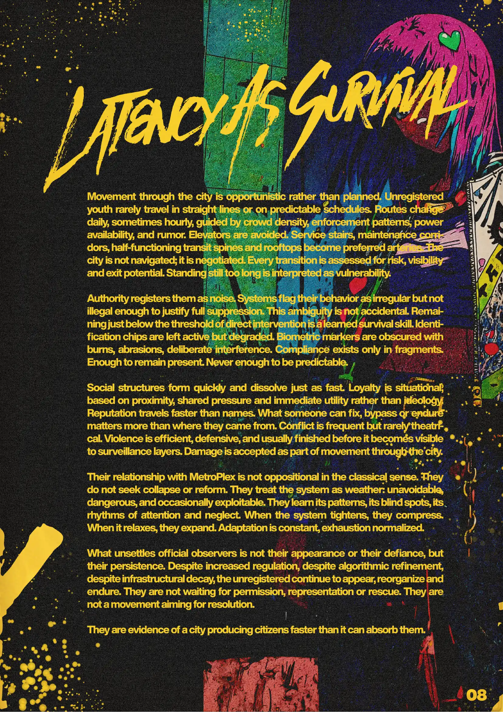 silicavision magazine metroplex 09 cyberpunk neon cityscape dystopia cyber vibrant